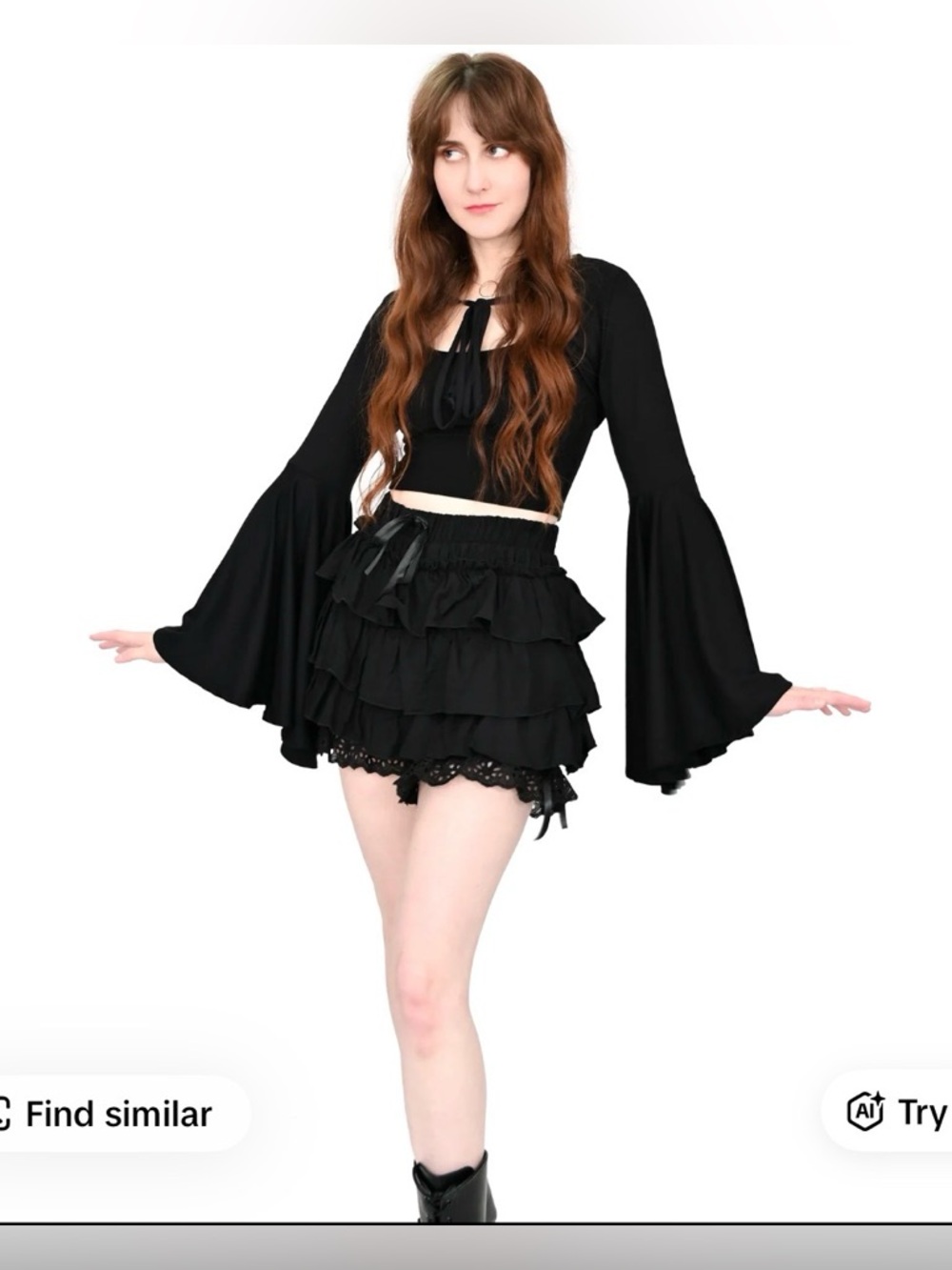 Mega Bell Sleeve Bolero Foxblood
